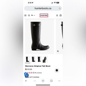 Hunter Women’s Original Tall Boots